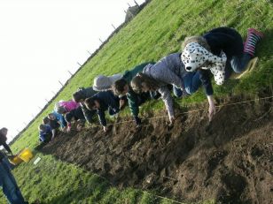 Our archaeological dig at Fairhead in Ballycastle